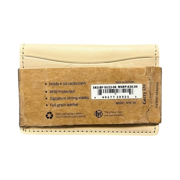 ❤️Thread Wallets Slim Bifold RFID Leather Wallet- Unisex - Picture 2 of 9